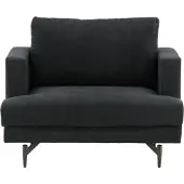 Ebuy24 Venture Home Chaise d'accent Sofia Noir