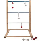 BS Toys Jeu de pendule - Jeu de lancer pour enfants et adultes - Bois - Jeu de pendule - Échelle de golf - Jouets d'extérieur - Jeu d'extérieur - Jeu de lancer - Jeux d'extérieur - Jeux de plein air -