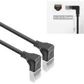 ACT DA5905, 5 m, Cat6a, U/FTP (STP), RJ-45, RJ-45, Noir