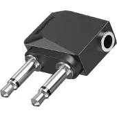 Hama Adaptateur audio, 2 x jack 3,5 mm mono - jack 3,5 mm stéréo