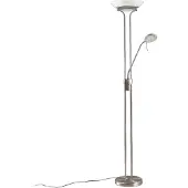 LINDBY Lampadaire , Yveta, dimmable, Métallique, Salon / séjour, Métal, Moderne