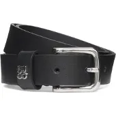 HUGO Ceinture en cuir italien avec lettres en métal