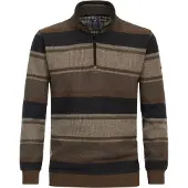 REDMOND Homme Redmond Regular Fit Troyer marron,