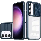 IMoshion Coque arrière Camslider Samsung Galaxy S24 - Bleu foncé