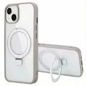 Accezz Coque Ring Stand avec MagSafe Apple iPhone 13 - Gris