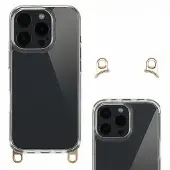 Selencia Coque arrière avec crochets amovibles Apple iPhone 16 Pro - Transparent