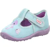 Superfit Pantoufle 'SPOTTY' bleu clair / violet / noir / blanc