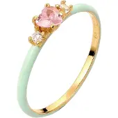 Elli Bague or / menthe / rose ancienne