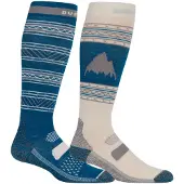 Burton Performance Lightweight Socks 2 Pairs Bleu,Gris EU 40 1/2-43 1/2 Homme
