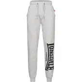 Lonsdale Pantalon gris chiné / noir