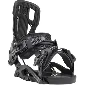 Nidecker - Fixations de snowboard - Flow Fuse Black en Nylon - Taille 45-49,5 - Noir