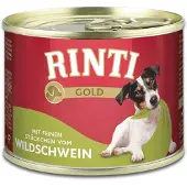 Rinti Gold Wild boar Mini 12x185 g