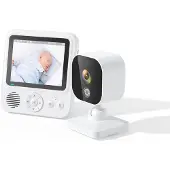 INF Moniteur vidéo avec transmission 2,4G, audio bidirectionnel, vision nocturne