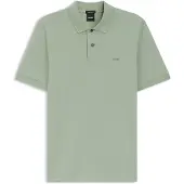 BOSS Pallas polo en piqué de coton avec logo brodé