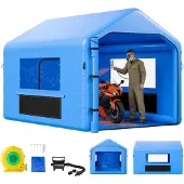 Vevor Cabine de Peinture Gonflable 4x3x2,8 m
