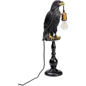 Kare Lampe à poser Animal Sitting Crow noir mat (E27)