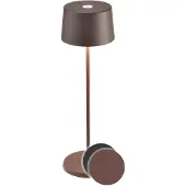 Zafferano Lampe De Table Led Rechargeable Et Dimmable Olivia Pro White