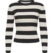 JDY Pull-over 'JDYPlum' noir / blanc