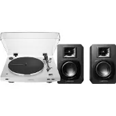 Audio-Technica Audio Technica AT-LP3XBT Blanc + ATH-SP3X Noir