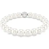 Swarovski Bracelet 'Matrix' argent / blanc perle
