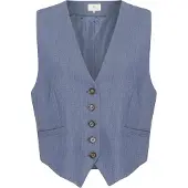 Kaffe Gilet de costume 'Sakura' bleu