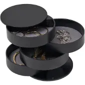 Yamazaki Porte-Bijoux Yamazaki Tower 4 Tiers Noir
