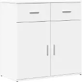 vidaXL Sideboard Blanc 79x38x80 cm Bois composite