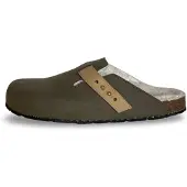 Nae Vegan Shoes Pantoufle 'Levu' noisette / olive