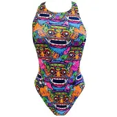 Turbo Bali Tribal Swimsuit Multicolore S Femme