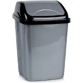 Orion Poubelle en plastique grise 16 l