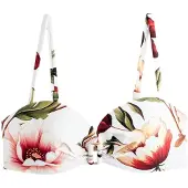Next Hauts de bikini vert / rouge / blanc