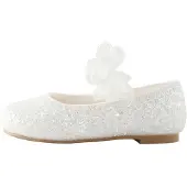Next Ballerines argent / blanc