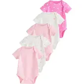 Next Barboteuse / body rose / fuchsia / rose / blanc