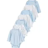 Next Barboteuse / body bleu clair / noisette / blanc