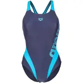 Arena Maillot de bain 'Stripeflow' bleu marine / aqua