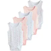 Next Barboteuse / body vert / rose / blanc
