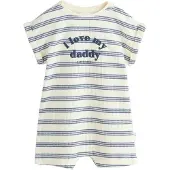 Next Barboteuse / body bleu-gris / bleu foncé / blanc naturel