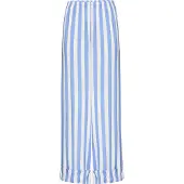 s.Oliver Pantalon de pyjama bleu / blanc cassé