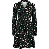 Apricot Robe-chemise mélange de couleurs / noir