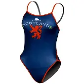 Turbo Scotland Swimsuit Bleu M Femme