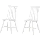 Ebuy24 Lönneberga chaise de salle à manger bois blanc