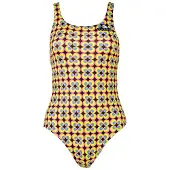 Turbo Flower 70 Swimsuit Jaune 3XL Femme