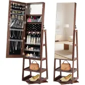 Vevor Armoire à bijoux pivotante à 360°
