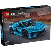 LEGO Maquette Technic - - Chevrolet Corvette Stingray - 732 pièces - Moteur V8 mobile &amp; différentiel - Portières ouvrantes