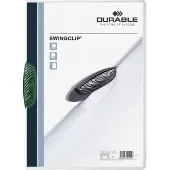 Durable Chemise Swingclip , format A4, PP, avec clip, vert