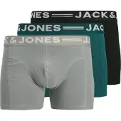 Jack & Jones Boxers 'JJSense' bleu fumé / sapin / noir / blanc