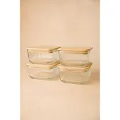 Hermia Vault Storage Box Set 8 Pieces, Boîte de conservation, Transparent