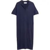 Armedangels Robes en maille bleu foncé