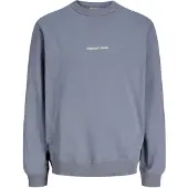 Jack & jones Plus Sweat-shirt 'JORNorrebro' bleu-gris