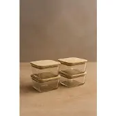 Hermia Vault Storage Box Set 8 Pieces, Boîte de conservation, Transparent